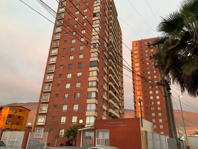 Edificio AMOBLADO Condominio Portal los Héroes